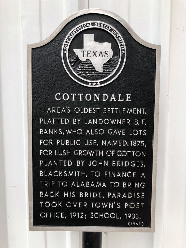Cottondale Marker image. Click for full size.
