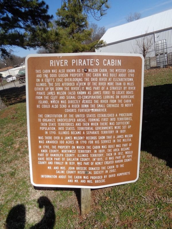 River Pirate's Cabin Marker image. Click for full size.