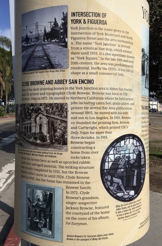 York Junction Marker. Click for full size. York Junction Marker image. Click for full size.