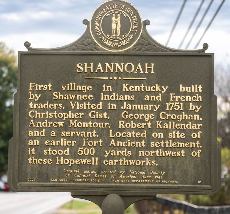 Shannoah Marker. Click for full size. Shannoah Marker image. Click for full size.