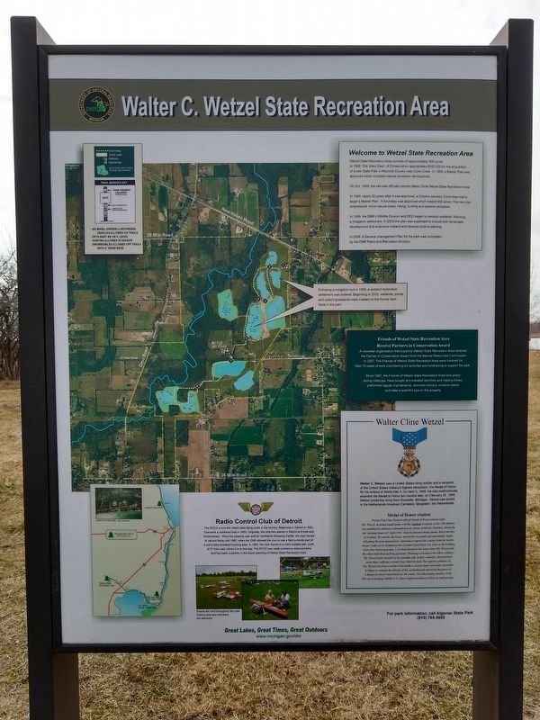 Walter C. Wetzel State Recreation Area Marker image. Click for full size.