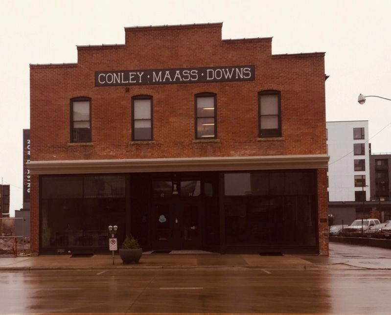 Conley Maass Downs Building Marker image. Click for full size.
