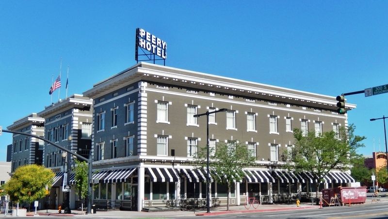Peery Hotel • <i>southeast corner</i> image. Click for full size.