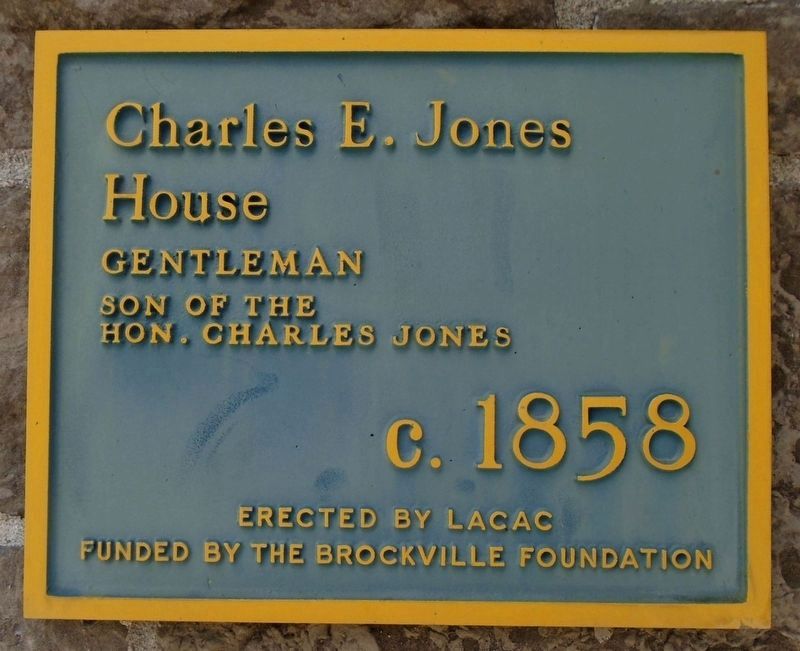 Charles E. Jones House Marker image. Click for full size.