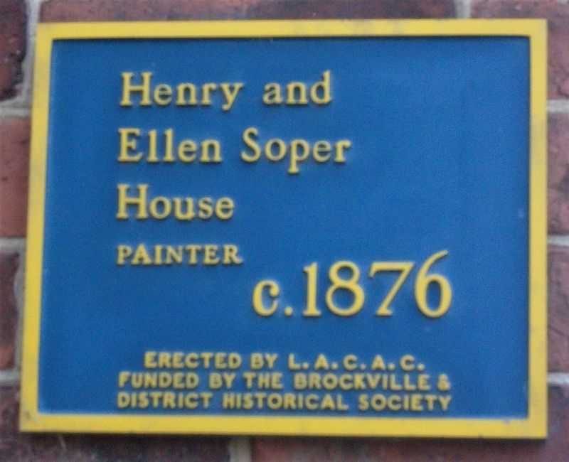 Henry and Ellen Soper House Marker image. Click for full size.