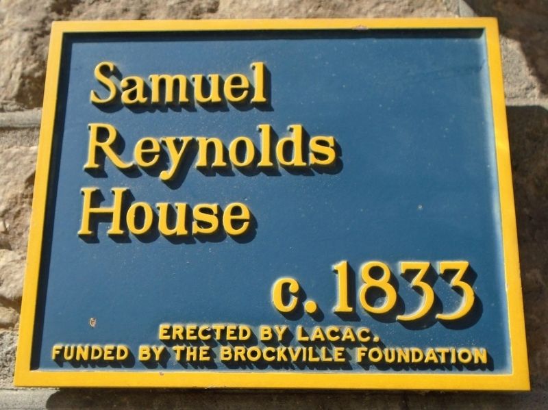 Samuel Reynolds House Marker. Click for full size. Samuel Reynolds House Marker image. Click for full size.