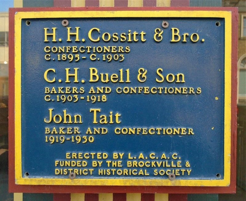 H. H. Cossitt & Bro. Building Marker image. Click for full size.
