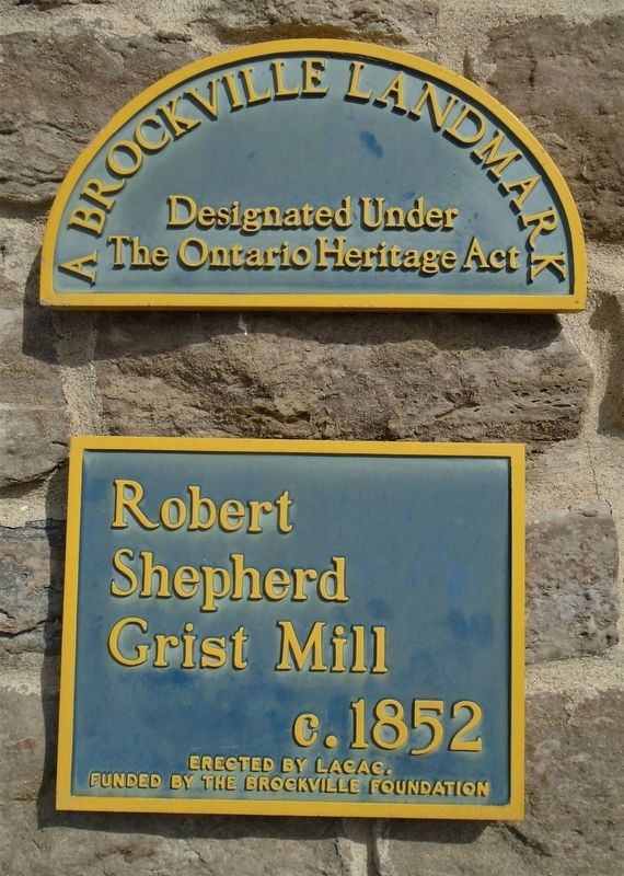 Robert Shepherd Grist Mill Marker image. Click for full size.