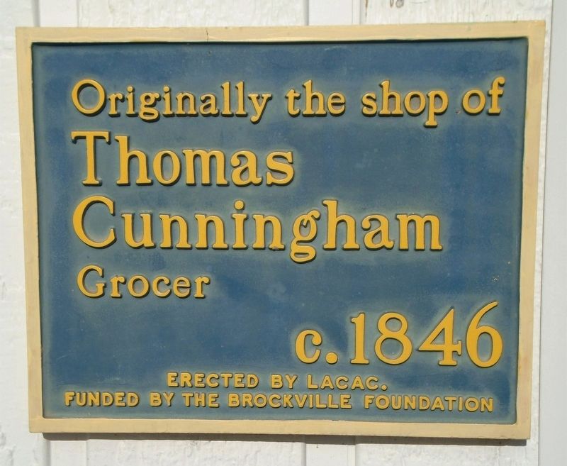 Shop of Thomas Cunningham Marker image. Click for full size.