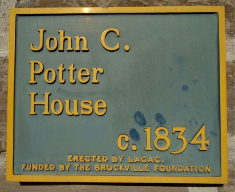 John C. Potter House Marker image. Click for full size.