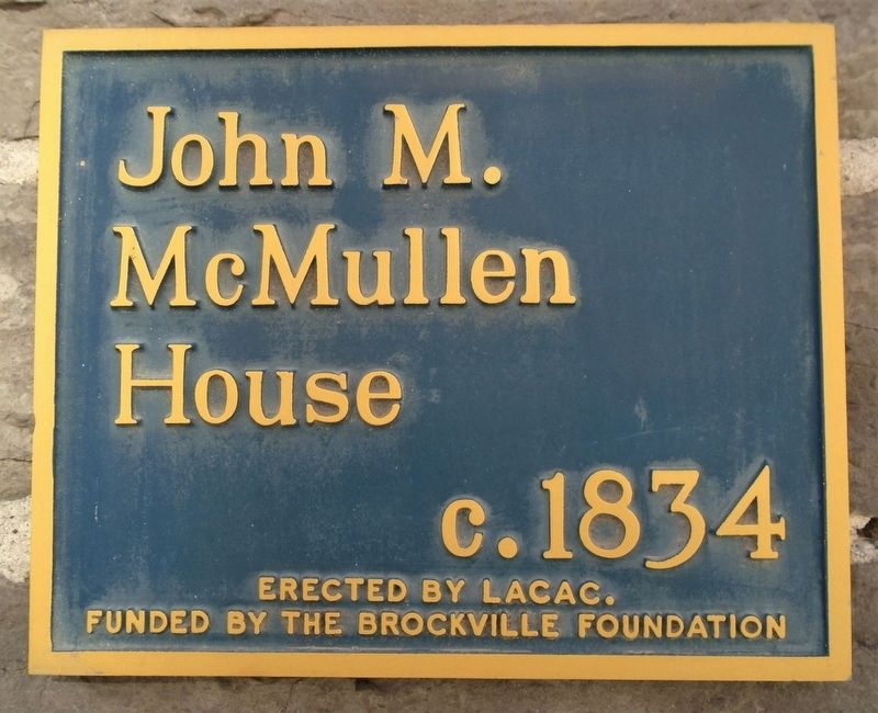 John M. McMullen House Marker image. Click for full size.