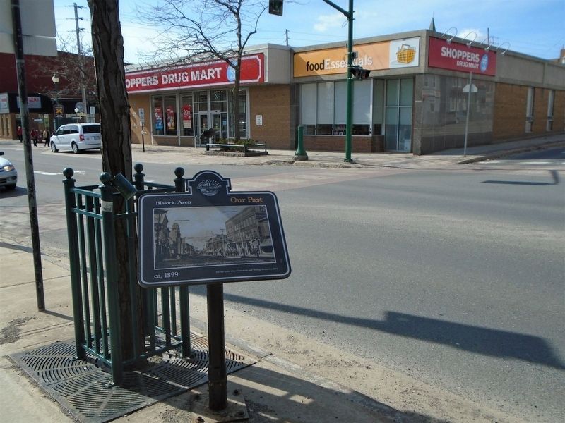 Tompkins Building and Grand Central Hotel Marker image. Click for full size.