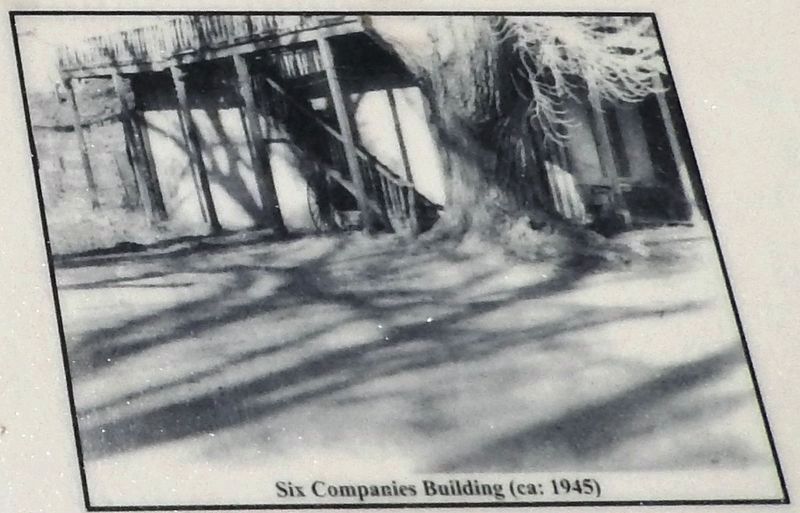 Marker detail: Six Companies Building (ca: 1945) image. Click for full size.