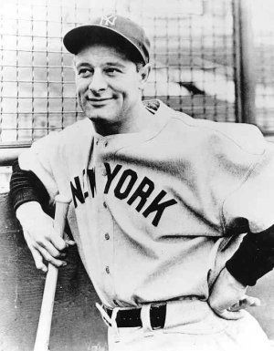 Lou Gehrig image. Click for full size.