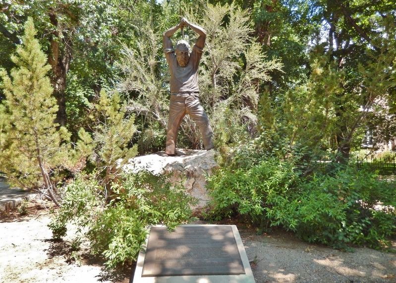 Tribute to Nevada Miners Marker image. Click for full size.