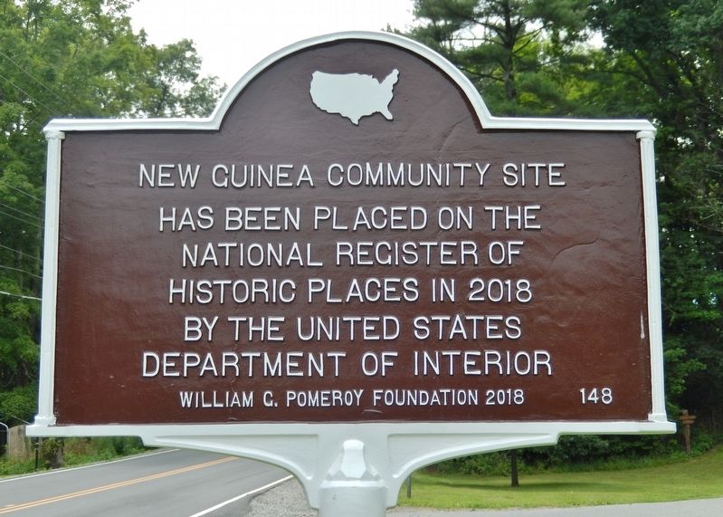 New Guinea Community Site Marker image. Click for full size.