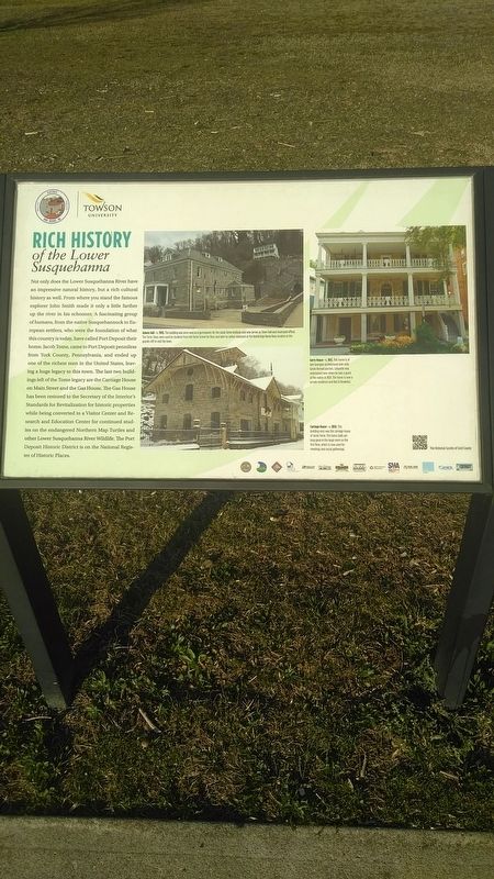 Rich History of the Lower Susquehanna Marker image. Click for full size.