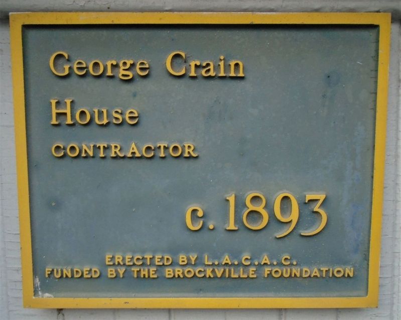 George Crain House Marker image. Click for full size.
