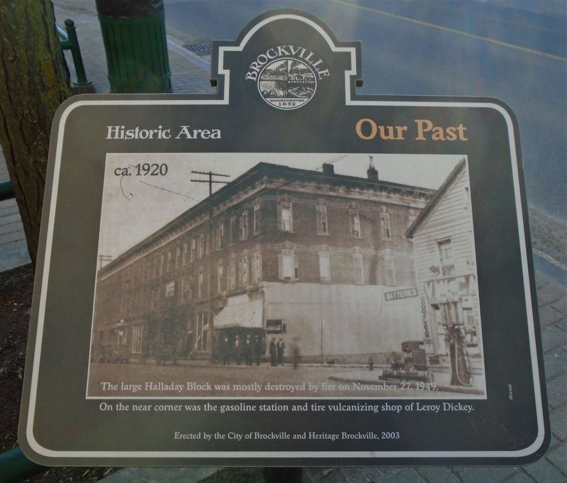 Halladay Block Marker. Click for full size. Halladay Block Marker image. Click for full size.