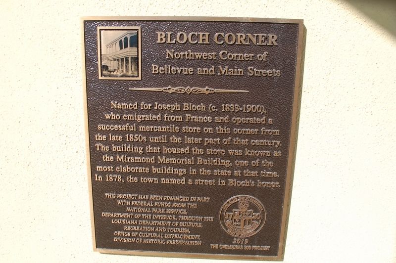 Bloch Corner Marker. Click for full size. Bloch Corner Marker image. Click for full size.