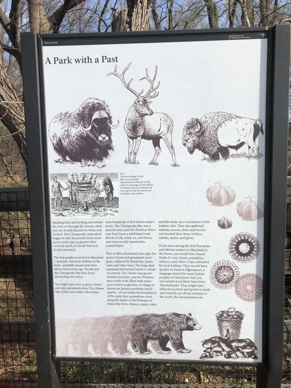 A Park with a Past Marker. Click for full size. A Park with a Past Marker image. Click for full size.