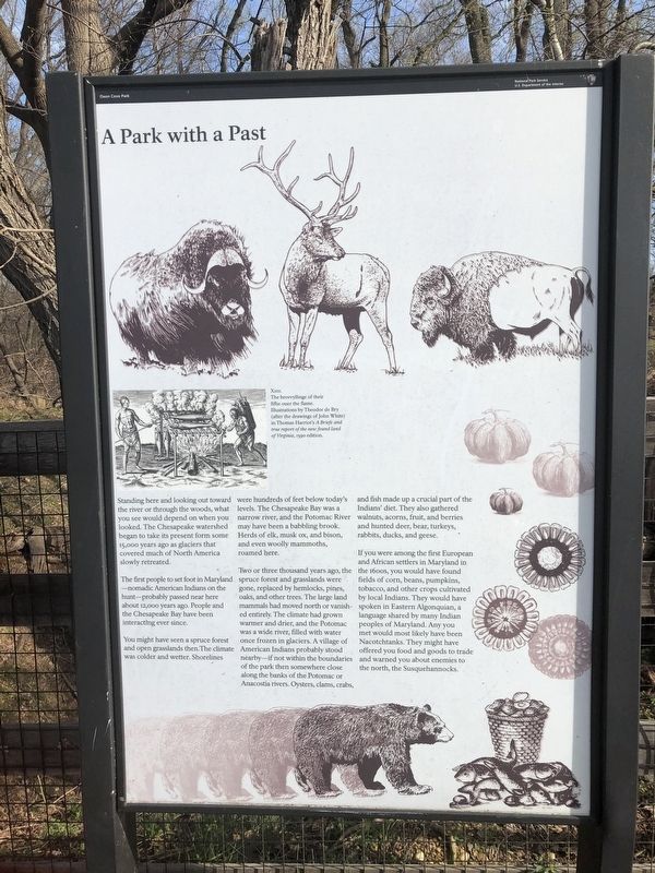 A Park with a Past Marker image. Click for full size.