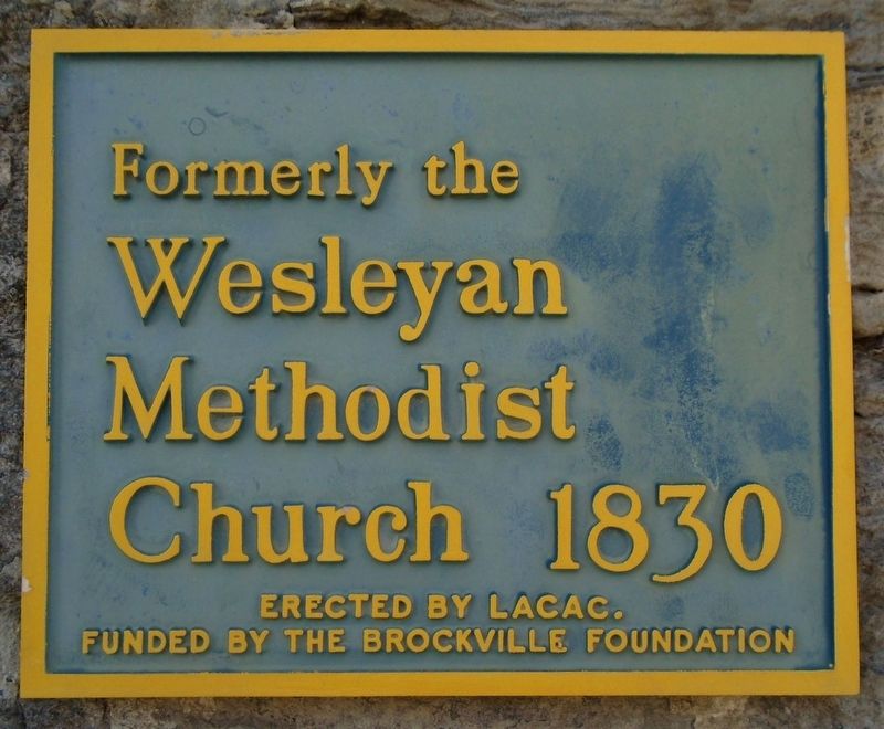 Wesleyan Methodist Church Marker image. Click for full size.