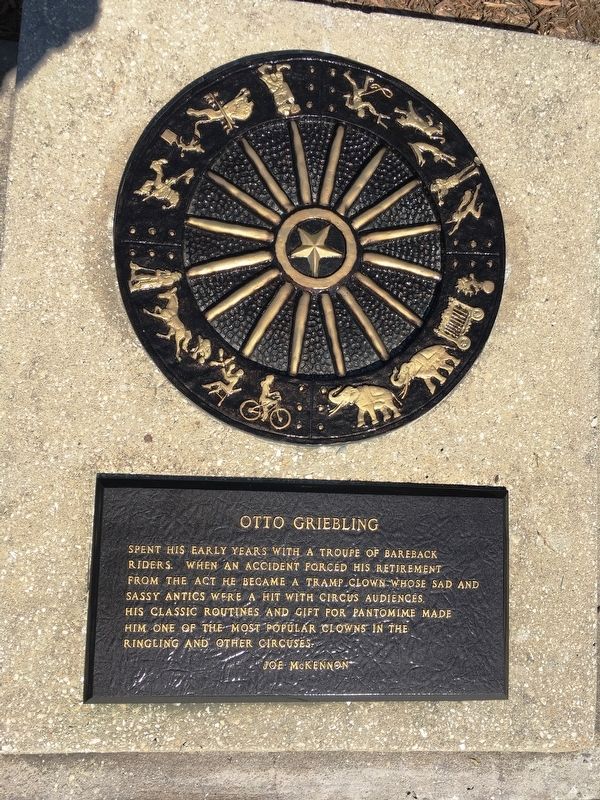 Otto Griebling Marker image. Click for full size.