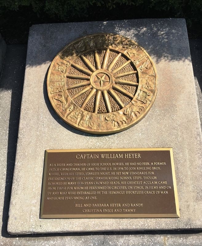 Captain William Heyer Marker image. Click for full size.