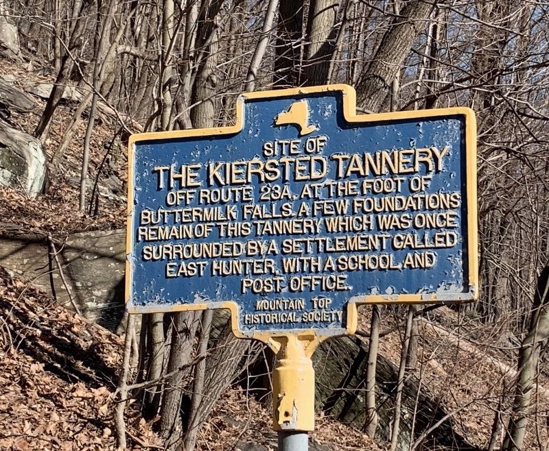 The Kiersted Tannery Marker image. Click for full size.