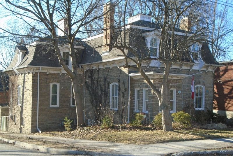 Daniel Derbyshire House and Marker image. Click for full size.