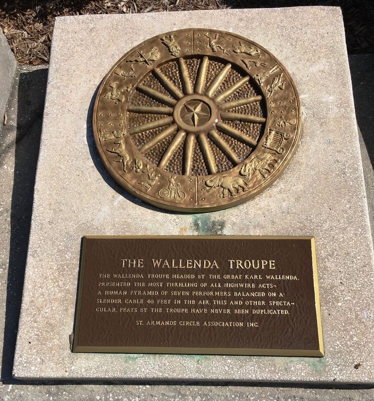 The Wallenda Troupe Marker. Click for full size. The Wallenda Troupe Marker image. Click for full size.