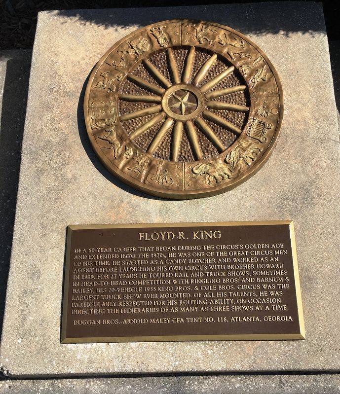 Floyd R. King Marker. Click for full size. Floyd R. King Marker image. Click for full size.