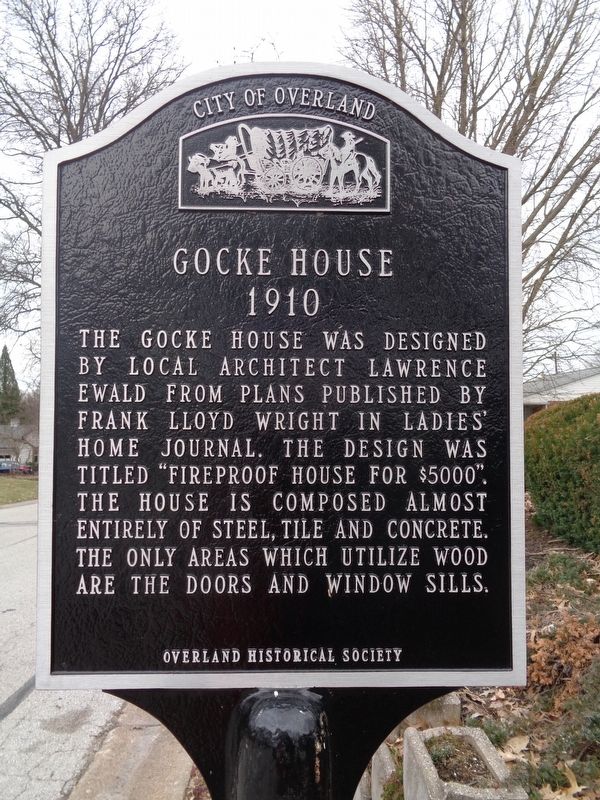 Gocke House Marker image. Click for full size.