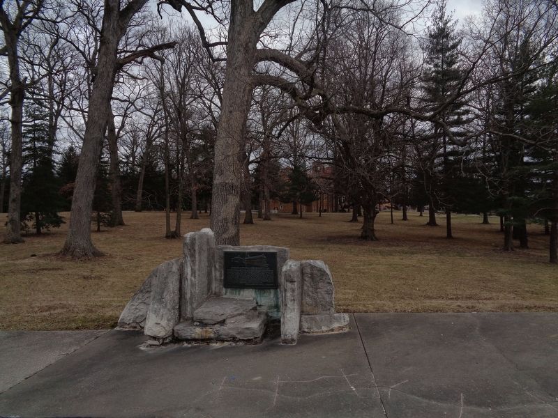 Creve Coeur Lake Streetcar Marker. Click for full size. Creve Coeur Lake Streetcar Marker image. Click for full size.