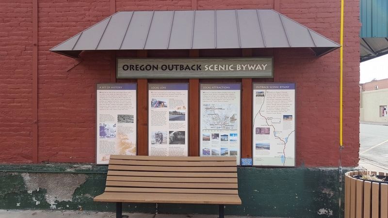 Oregon Outback Scenic Byway Markers image. Click for full size.