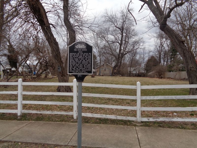 The Rock House Marker. Click for full size. The Rock House Marker image. Click for full size.
