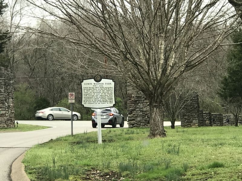 Edwin Warner Park Marker image. Click for full size.