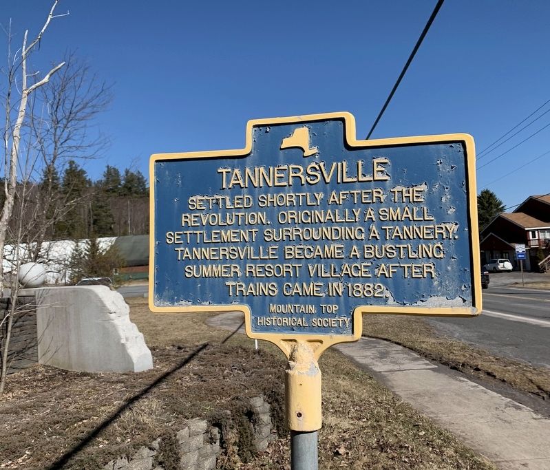 Tannersville Marker image. Click for full size.