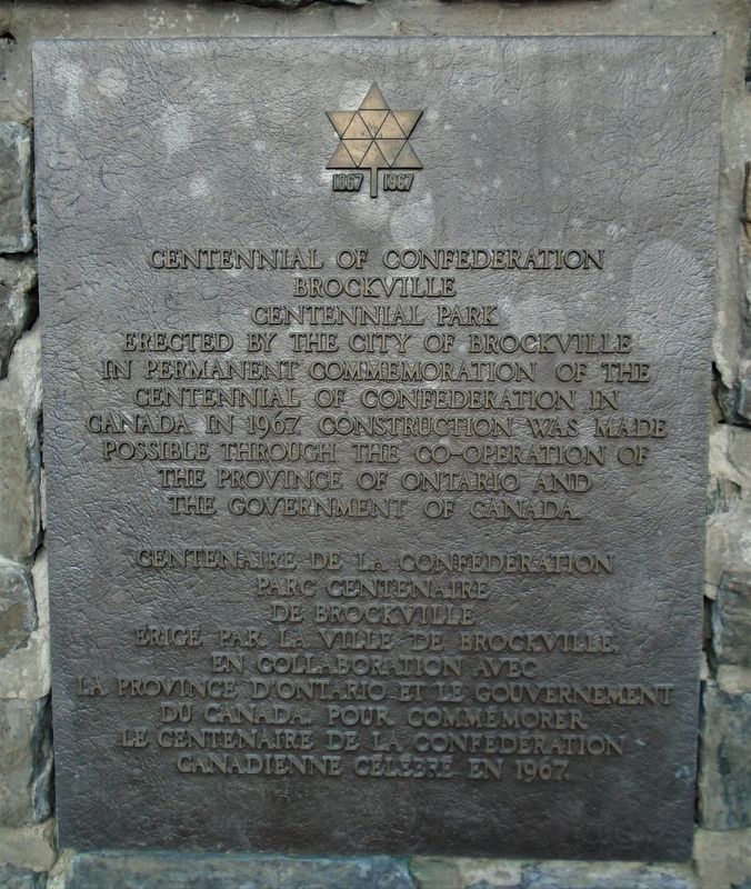 Centennial of Confederation Dedication Marker image. Click for full size.