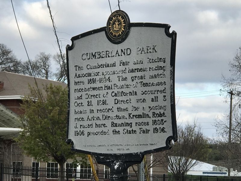 Cumberland Park Marker image. Click for full size.
