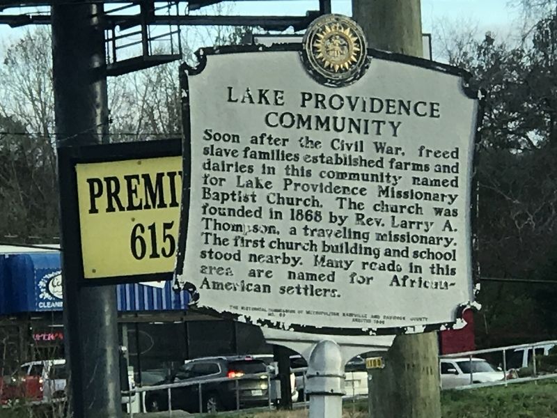 Lake Providence Community Marker image. Click for full size.
