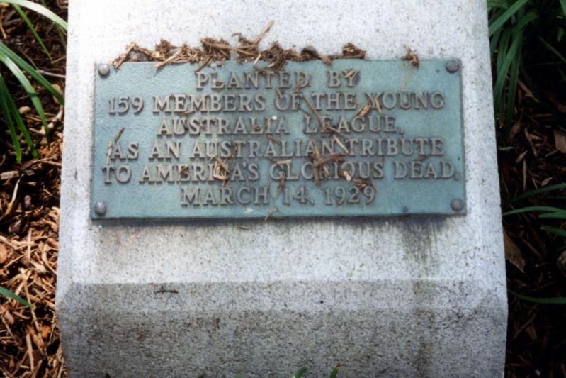 Young Australia League Marker image. Click for full size.