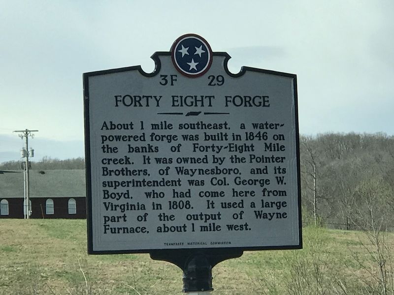 Forty Eight Forge Marker. Click for full size. Forty Eight Forge Marker image. Click for full size.