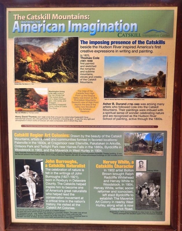 Inspiring the American Imagination Marker image. Click for full size.