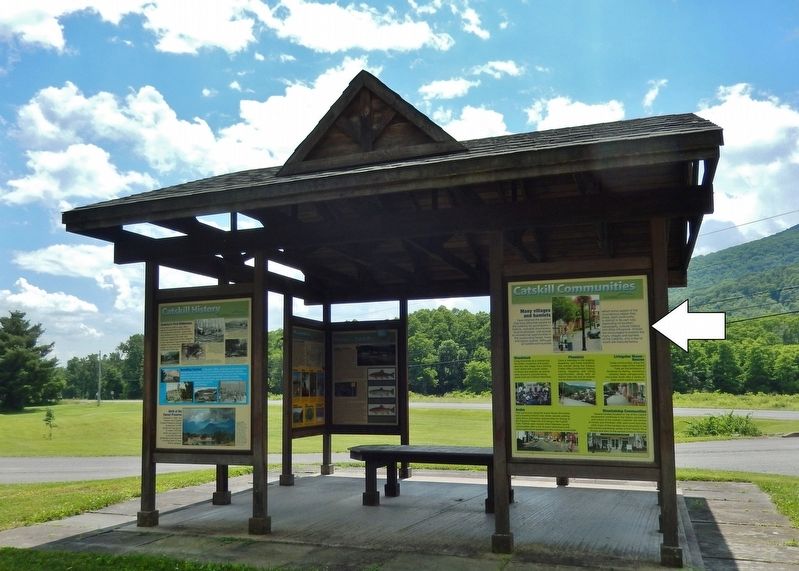Catskill Communities Marker. Click for full size. Catskill Communities Marker image. Click for full size.