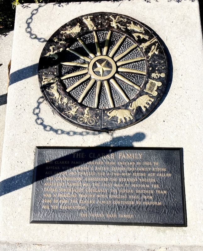 The Clarke Family Marker. Click for full size. The Clarke Family Marker image. Click for full size.
