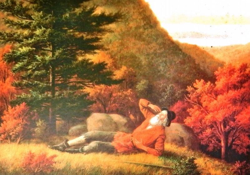 Marker detail: <i>Rip van Winkle</i> by Thomas Locker image. Click for full size.