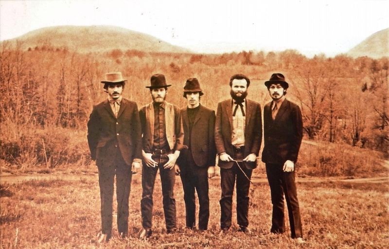 Marker detail: The Band in Bearsville in 1968 image. Click for full size.