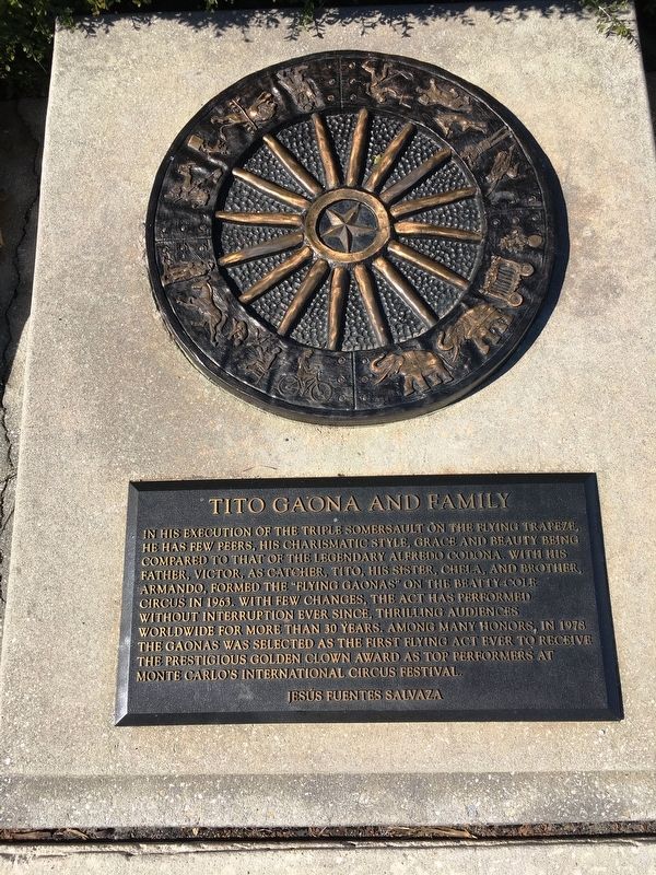 Tito Gaona and Family Marker image. Click for full size.